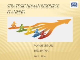STRATEGIC HUMAN RESOURCE
PLANNING
PANKAJ KUMAR
IIBM PATNA
2012 - 2014
 