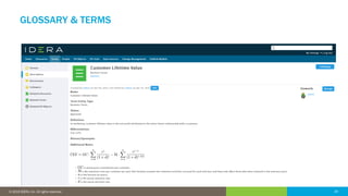 29© 2016 IDERA, Inc. All rights reserved. Proprietary and confidential. 29© 2019 IDERA, Inc. All rights reserved.
GLOSSARY & TERMS
 