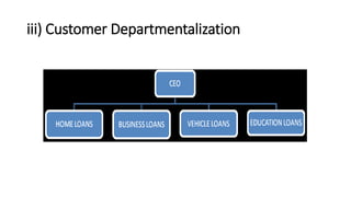 iii) Customer Departmentalization
 