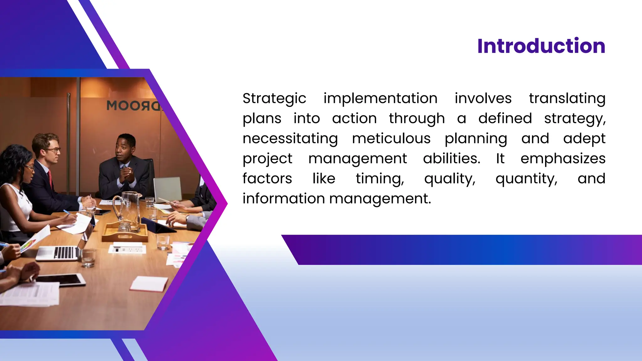 Strategic Management Strategic Implementation Presentation for ...