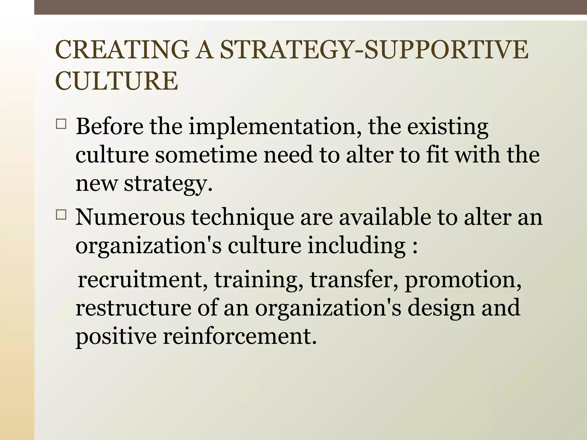 Strategic implementation presentation | PPT