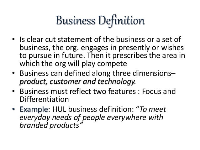 strategic intent