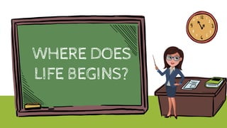 WHERE DOES
LIFE BEGINS?
 