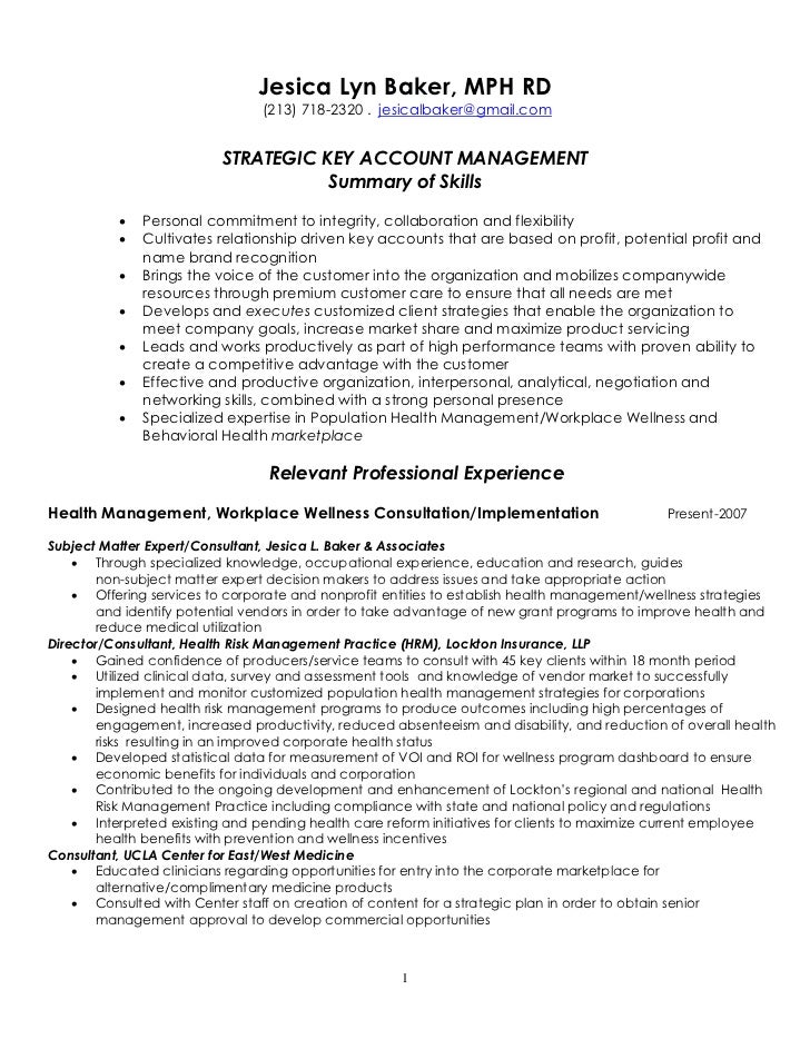 account manager resume
