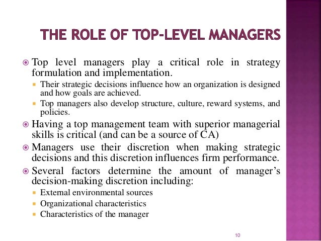 term paper on strategic leadership and management term paper on strategic leadership and management
