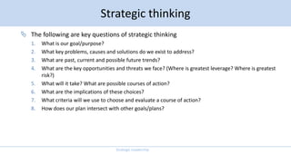 Key Strategic Problem Strategic Leadership.pptx