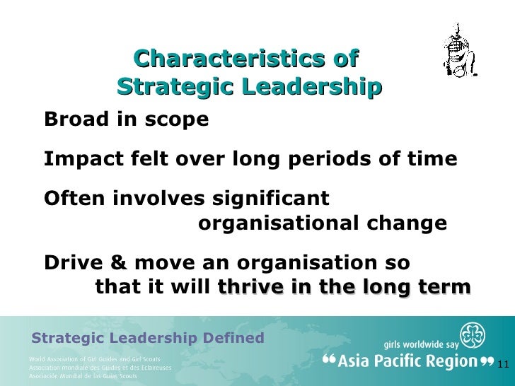 Strategic Leadership Defined
