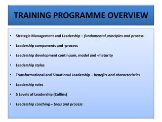 Strategic Leadership and Management | PPTX
