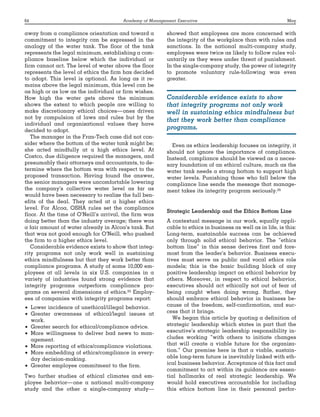Strategic leadership of ethical behavior in business | PDF