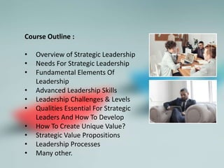 Strategic leadership training for strategic leaders | PPTX