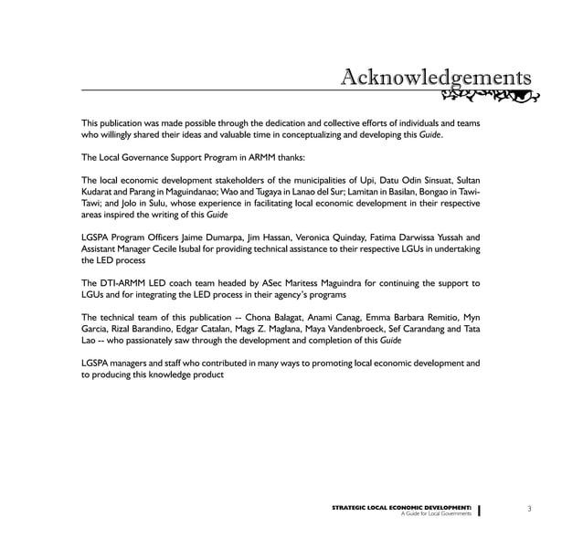 Strategic Local Economic Development: A Guide for Local Governments | PDF