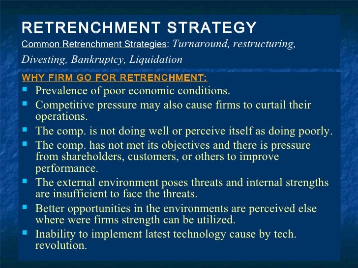 Retranchment Retrenchment Strategies: Types, Advantages, And Disadvantages – EFHEC