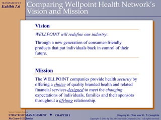 Wellpoint Vision Strategic Management | PPT