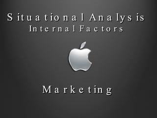 Marketing Situational Analysis Internal Factors 