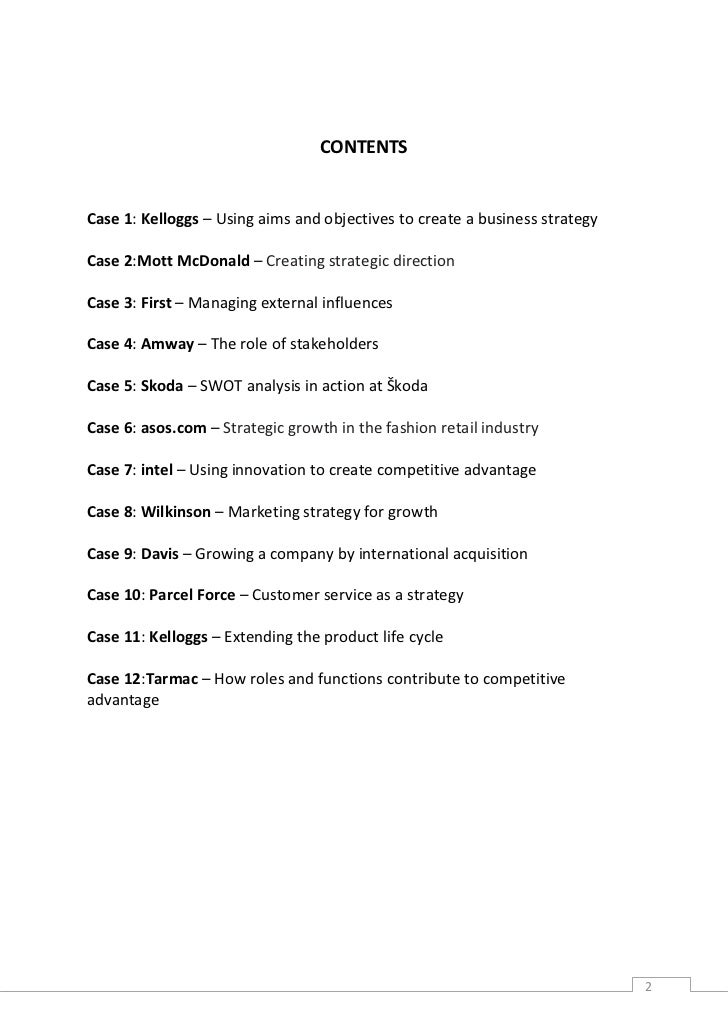 Strategic Management Case Studies Mg Strategic Management Case Studies Mg