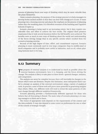 Strategic Management  The Course Book