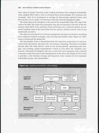 Strategic Management  The Course Book