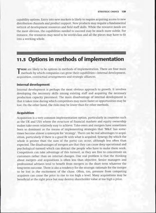 Strategic Management  The Course Book