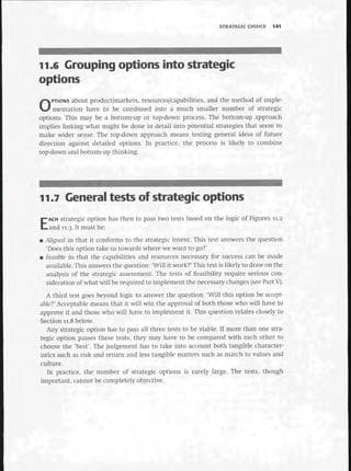 Strategic Management  The Course Book