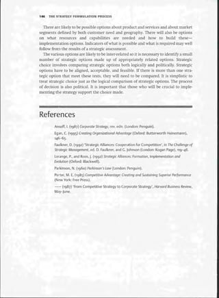 Strategic Management  The Course Book