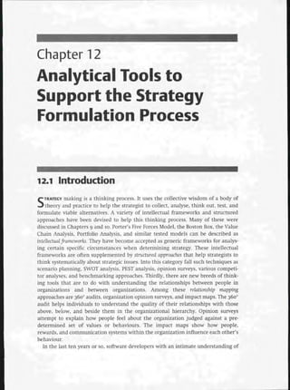 Strategic Management  The Course Book