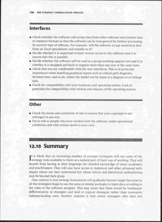 Strategic Management  The Course Book