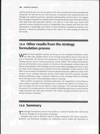 Strategic Management  The Course Book