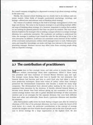 Strategic Management  The Course Book