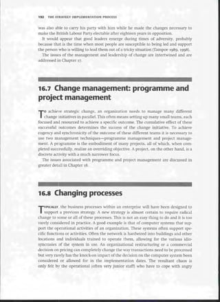 Strategic Management  The Course Book