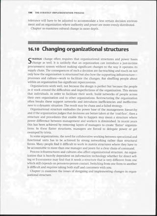 Strategic Management  The Course Book