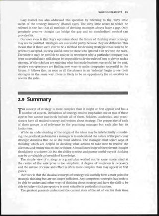 Strategic Management  The Course Book