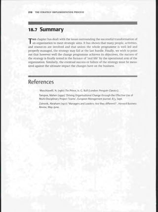 Strategic Management  The Course Book