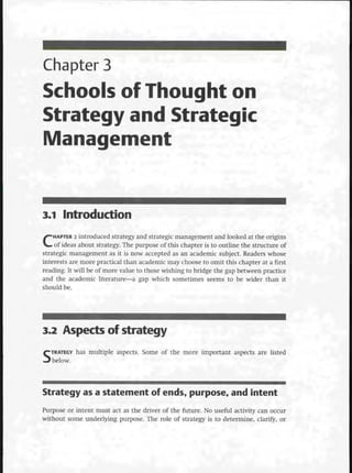 Strategic Management  The Course Book