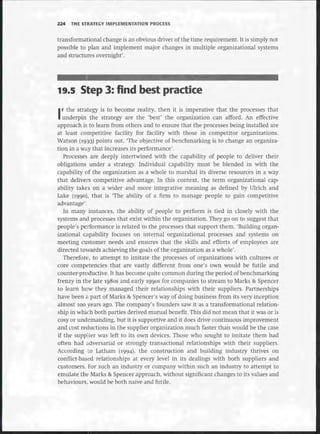 Strategic Management  The Course Book