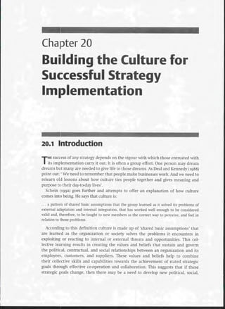 Strategic Management  The Course Book