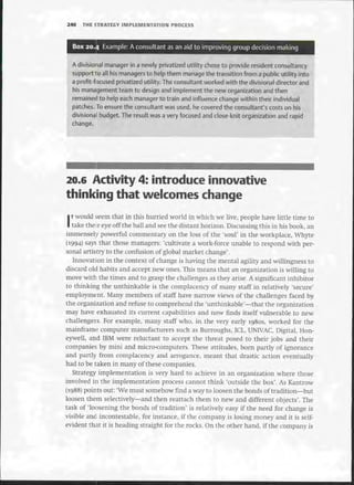 Strategic Management  The Course Book