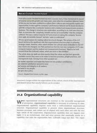 Strategic Management  The Course Book