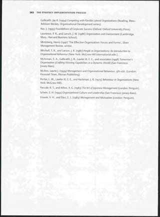 Strategic Management  The Course Book