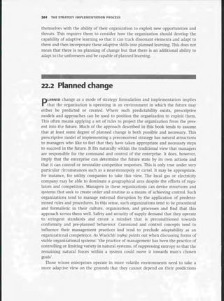 Strategic Management  The Course Book