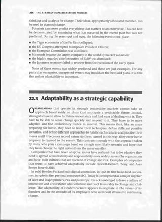 Strategic Management  The Course Book