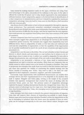 Strategic Management  The Course Book