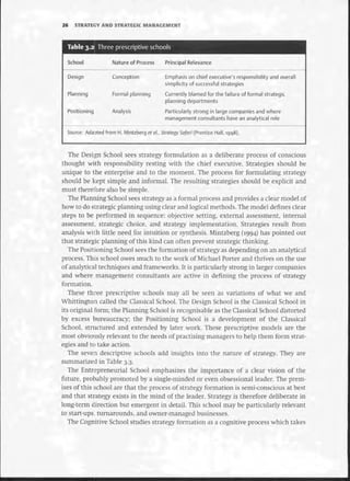 Strategic Management  The Course Book