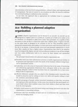 Strategic Management  The Course Book