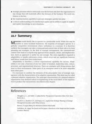 Strategic Management  The Course Book