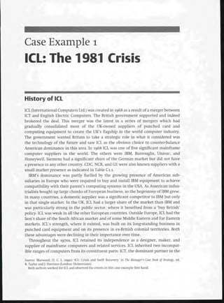 Strategic Management  The Course Book