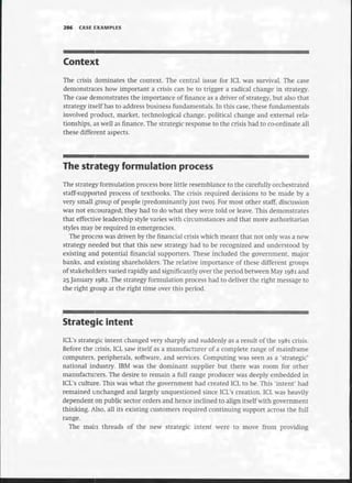 Strategic Management  The Course Book