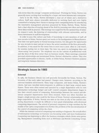 Strategic Management  The Course Book