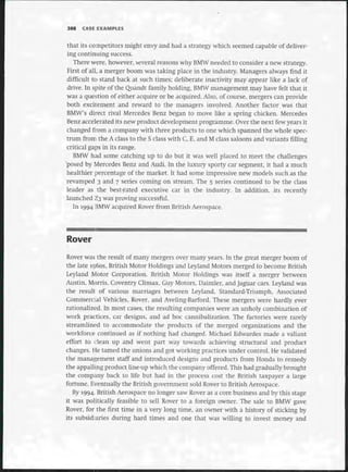 Strategic Management  The Course Book