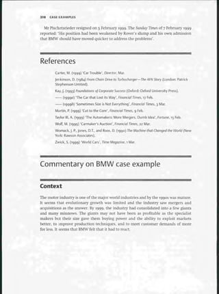 Strategic Management  The Course Book