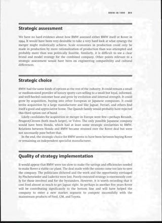 Strategic Management  The Course Book